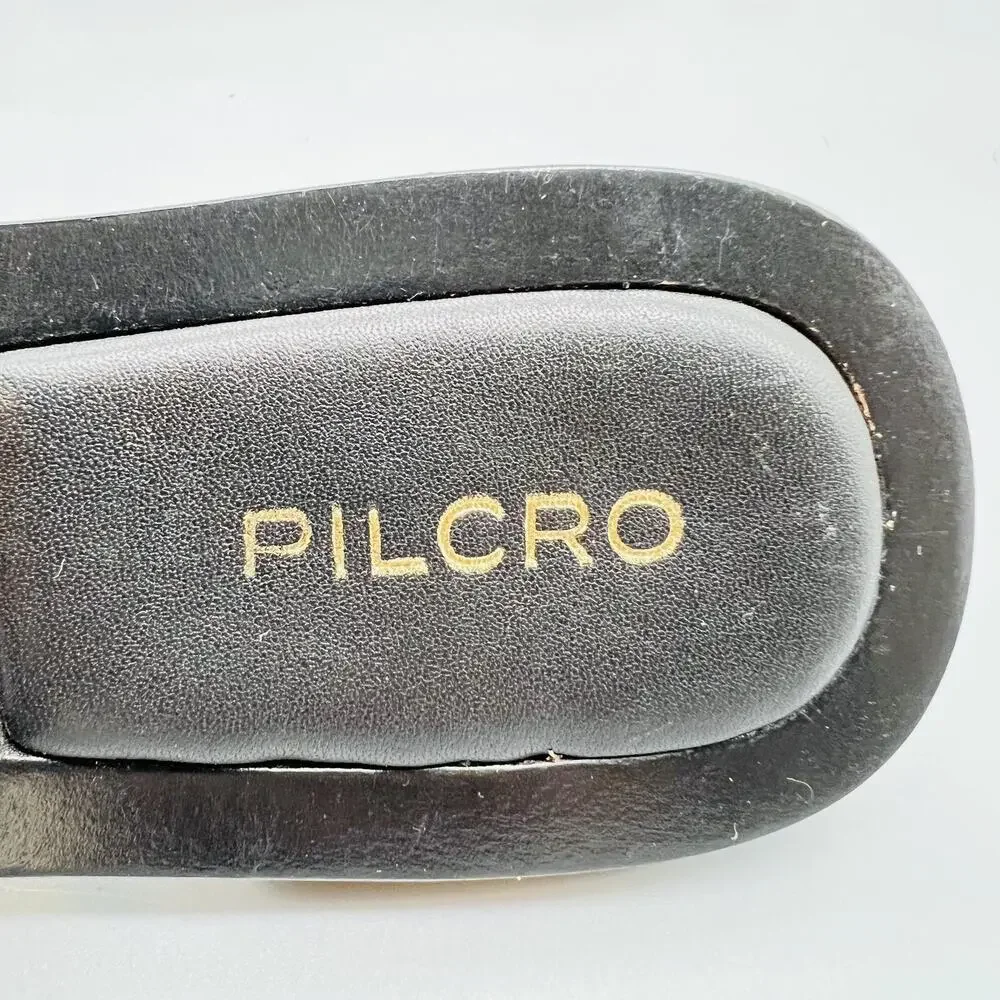 Pilcro Anthropologie Sandals Women 7 Black Leather Lace Up Ankle Wrap Gladiator
